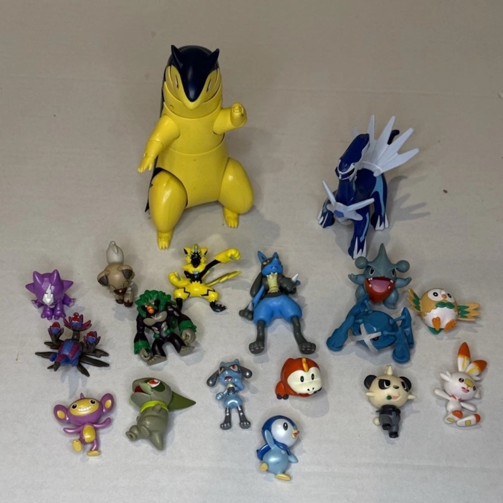 Pokémon Lot Of 18 1"-6” Used Figures; Some Say Jazewares LLC & Some Say TOMY